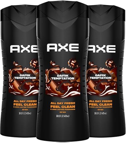 Amazon.com : AXE Men's Body Wash, Dark Temptation, 3-Pack, 12H
